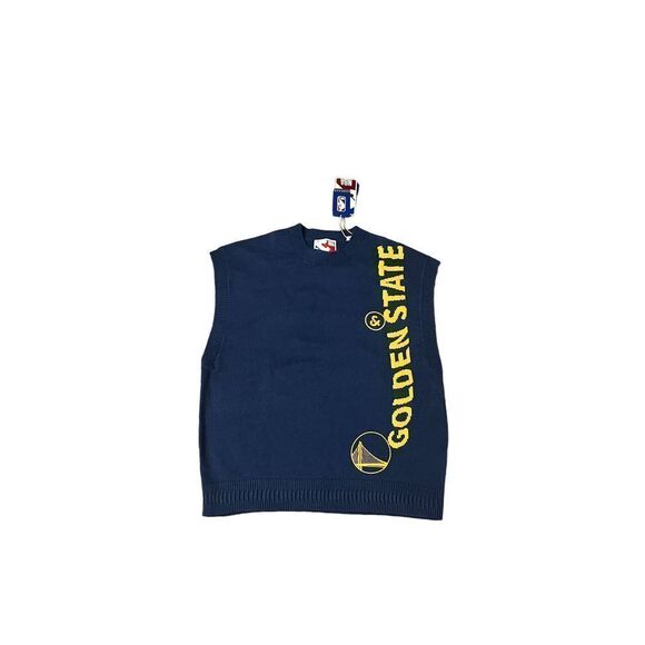 NBA Jack and Jones Golden State Warriors Sweater Vest Size Medium NWT - Picture 1 of 7